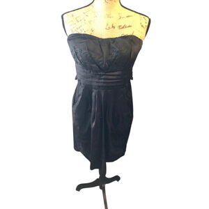 Snap Black Strapless Dress Size 13